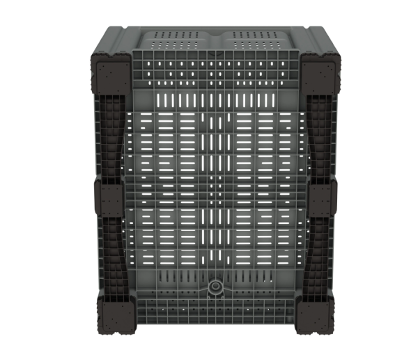 Большой контейнер 1200x1000x780 мм iBOX c перфорированными стенками и дном, на полозьях